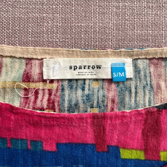 Boxy loose fitting colorful short sleeve top - Picture 2 of 6